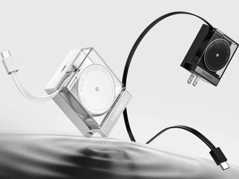    Sharge выпустила необычную зарядку-«рулетку» для смартфонов и ноутбуков