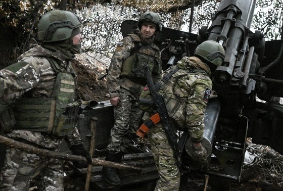    Военнослужащие ВС РФ в зоне СВО