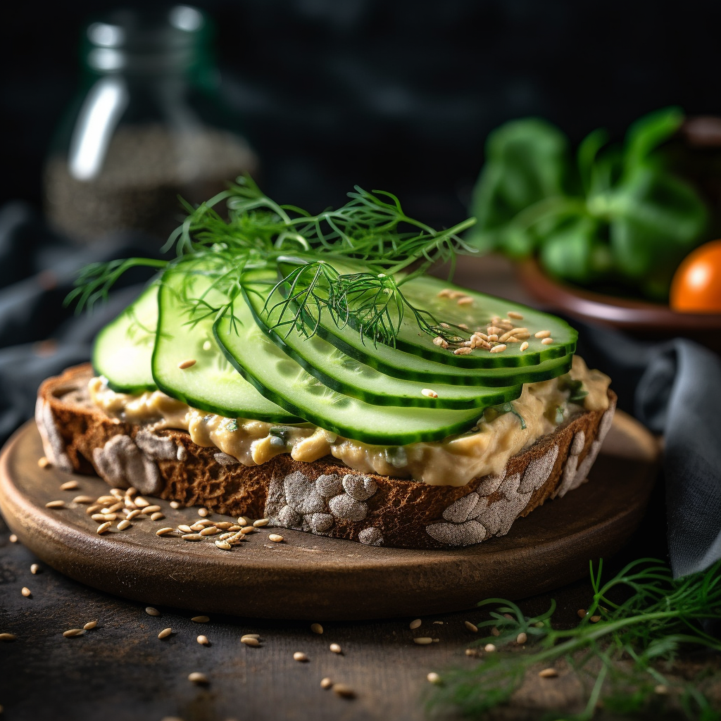    Бутерброд с хумусом и огурцом: как сделать здоровый перекус вкусным и питательным Тот самый повар