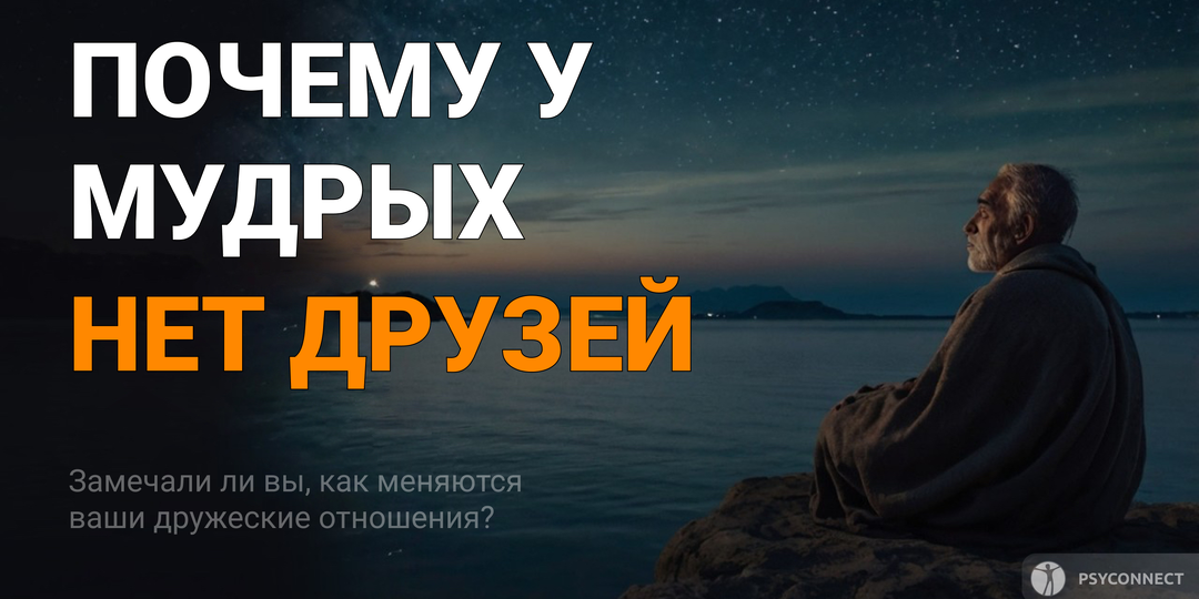 Почему у мудрых нет друзей