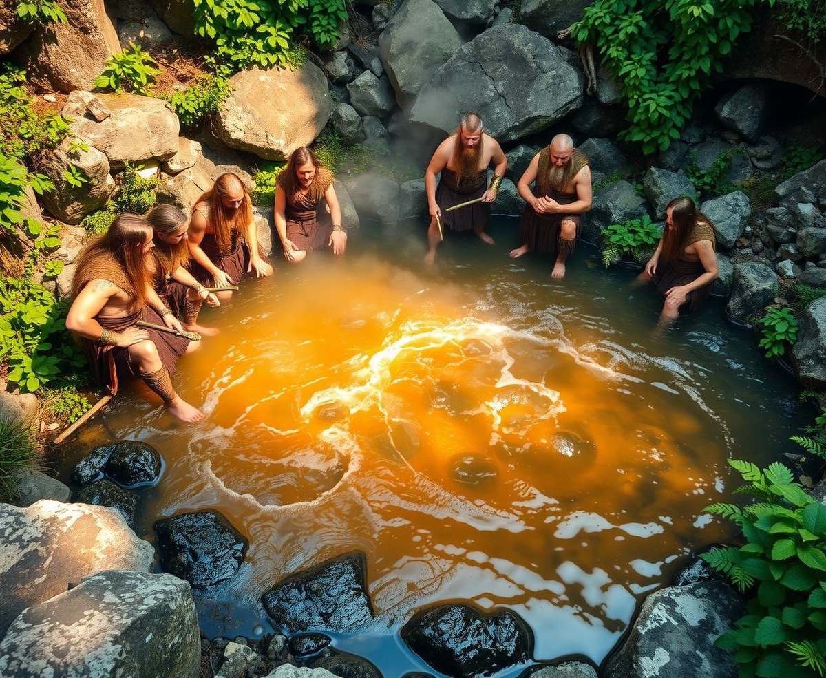 Термы времен Кельтов - реконструкция по версии ИИ 