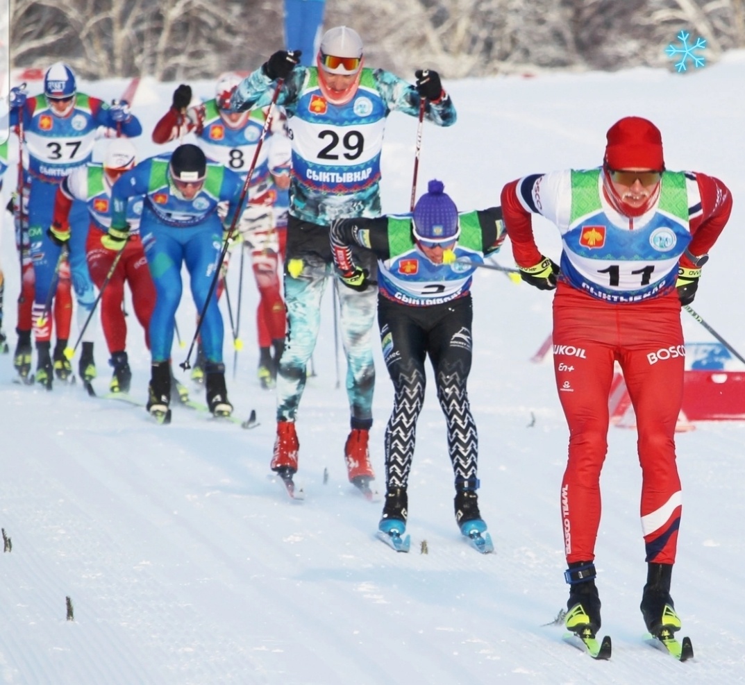 Это в таком порядке финишировали в гонке на 10 км двумя днями ранее: Бакуров, Порошкин, Белов, Устюгов 