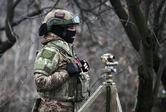    Военнослужащий ВС РФ в зоне СВО