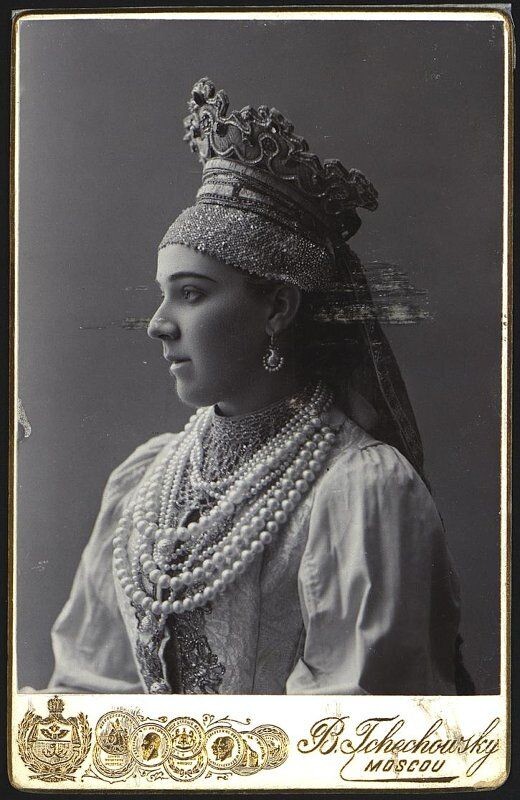 Надежда Забела-Врубель в партии Морской Царевны из «Садко» Римского-Корсакова