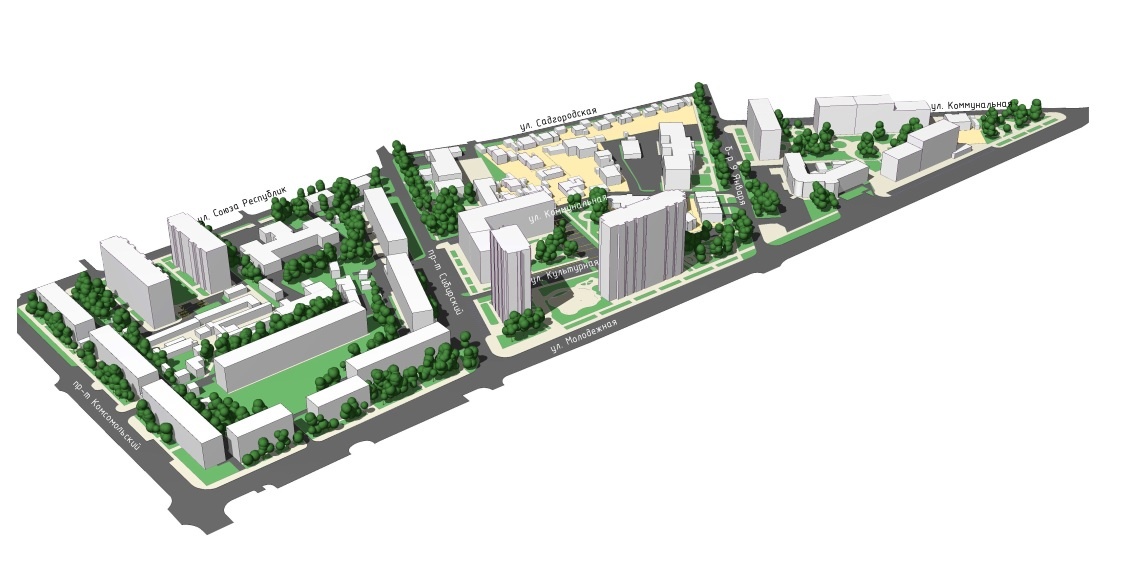 Проект планировки микрорайона