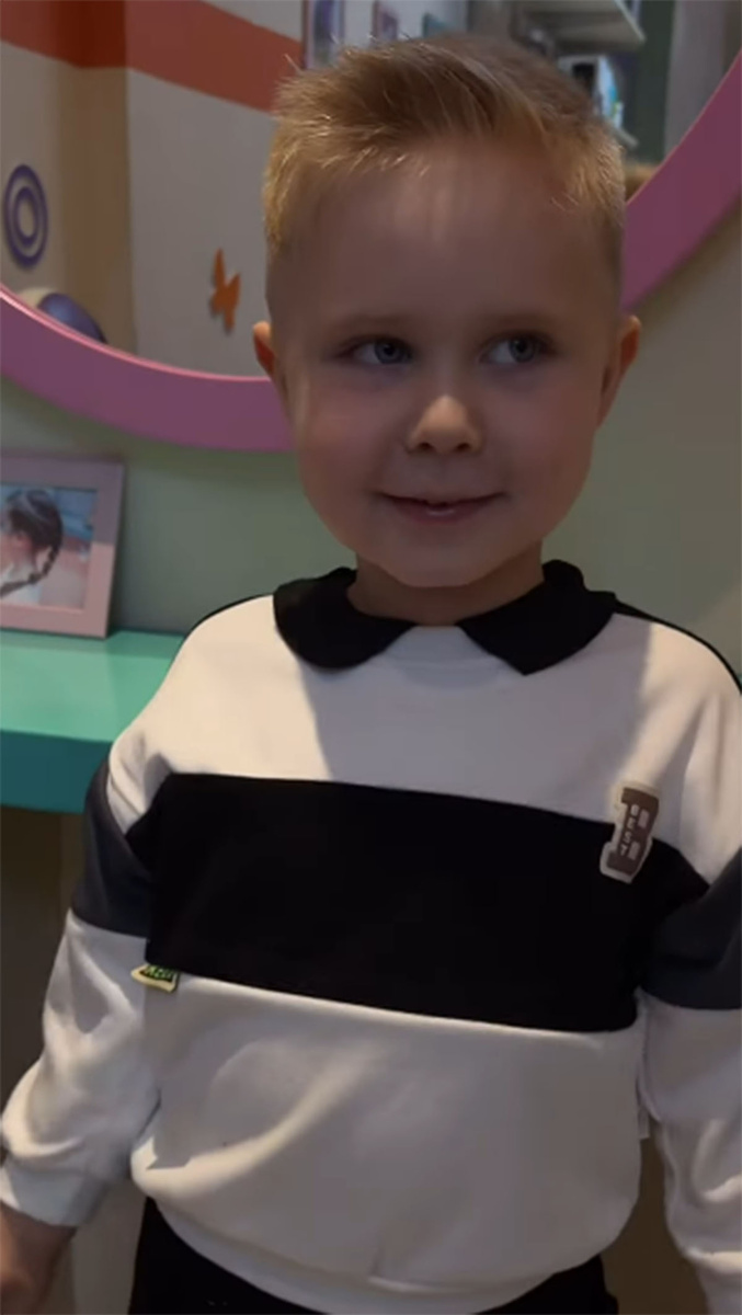 Сын Саши Черно Стефан. Фото: соцсети Саши Черно