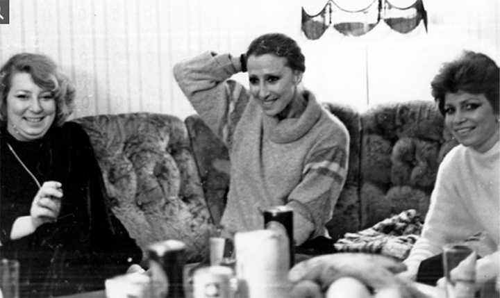 Фото из книги Н. Бестемьяновой "Танго нашей жизни":Тарасова, Плисецкая, Бестемьянова