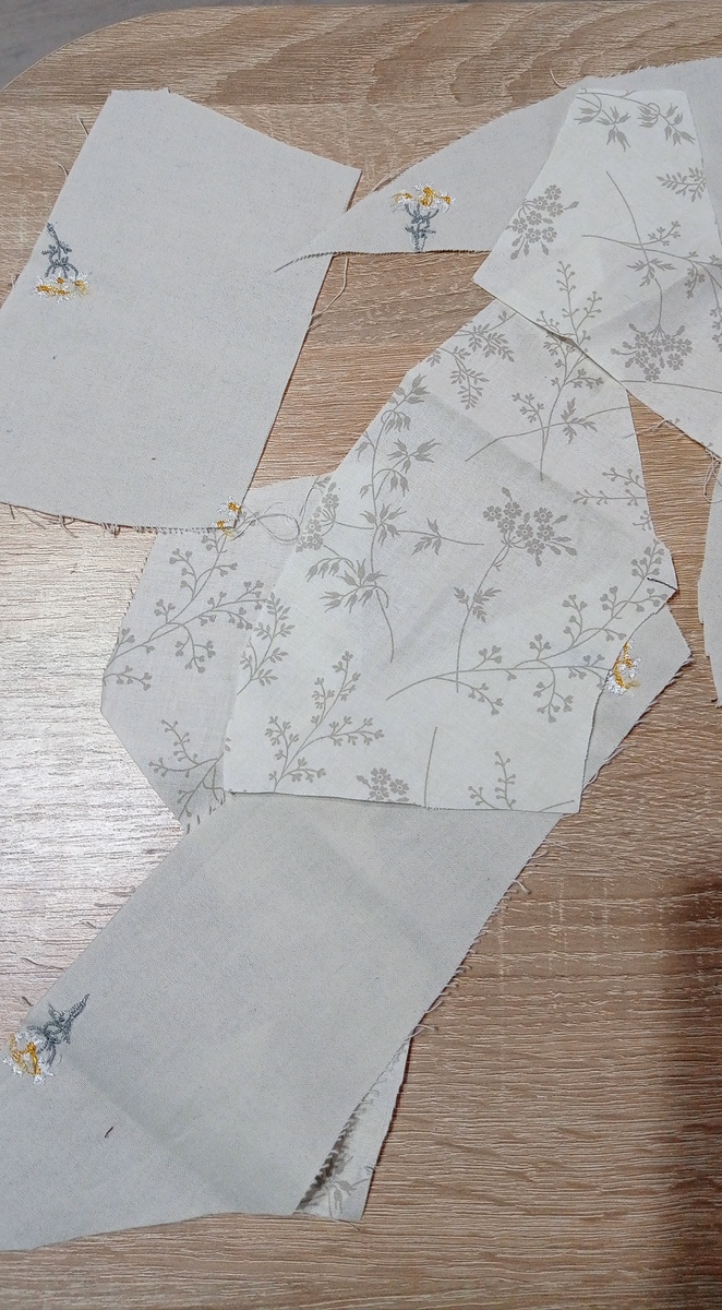 Сегодня меня с утра пораньше посетила идея, подачи рукодельниц одной из групп, сшить воротничок из лоскутков. Я по случаю прикупила достаточное количество лоскутов от Терники ( г. Ейск) и периодически что-нибудь из них творю и вытворяю. 