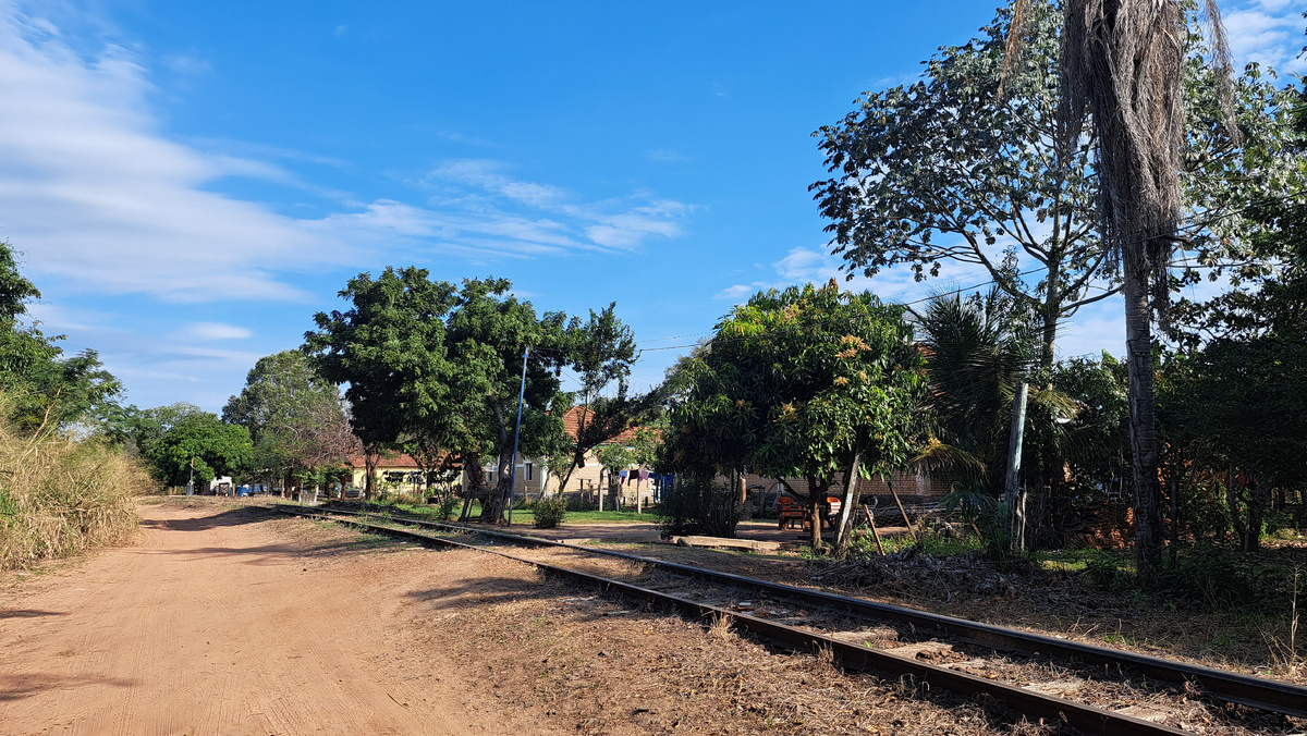 Автор фото: Юлия Кожевникова. Ж/д пути рядом с нашим лагерем. Пантанал, Бразилия