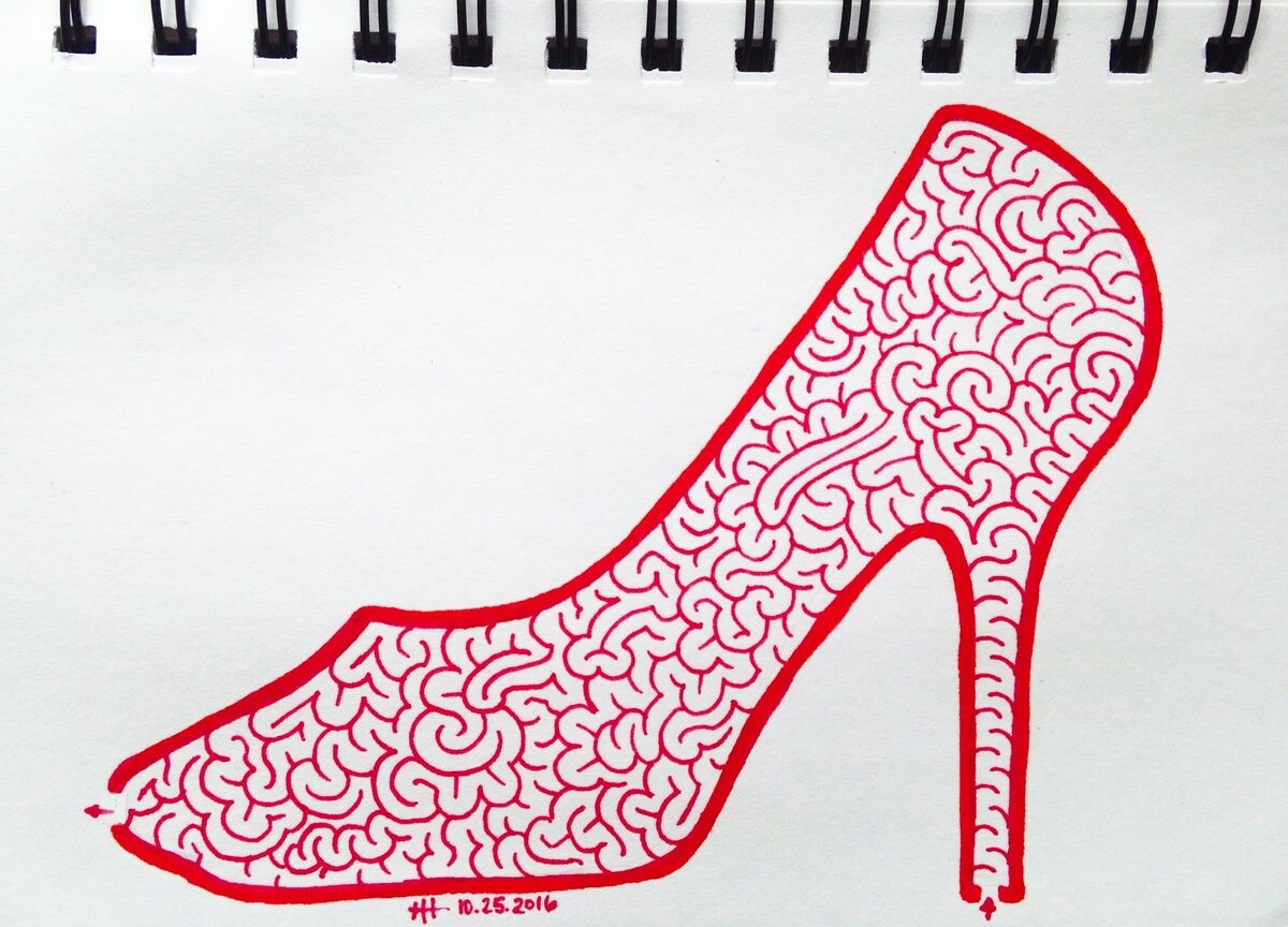 Головоломка-лабиринт Туфелька ©Heather Hoesl 