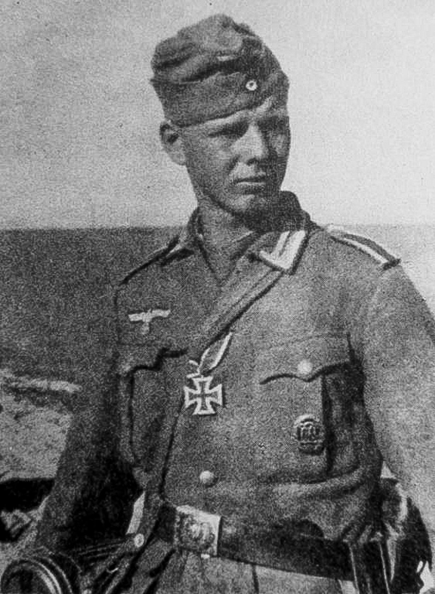 Хайнц Гитлер на Восточном фронте.Архивное фото