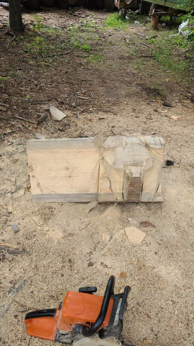 Июнь 2022г.  Начинаю резать.