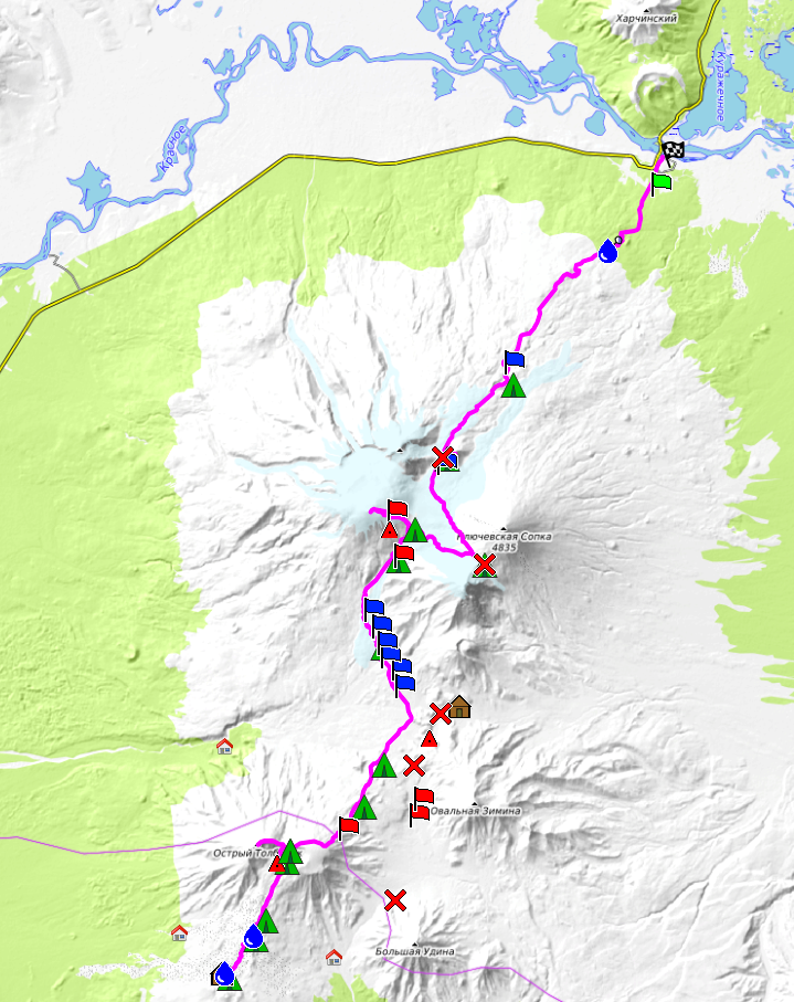 Карта похода