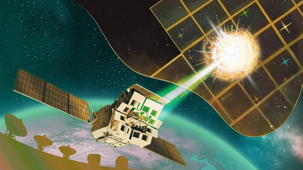 Инновационный широкоугольный рентгеновский телескоп зонда Эйнштейна, оснащенный сверхчувствительной оптикой "глаз омара", зафиксировал слабый рентгеновский сигнал EP240315a задолго до его гамма-проявления. Последующий анализ выявил, что источник находится на расстоянии 12,5 миллиардов световых лет, что соответствует эпохе, когда возраст Вселенной составлял лишь 10% от нынешнего. Это открытие демонстрирует уникальные возможности телескопа в изучении ранних стадий космической эволюции. Источник: OPENVERSE/Научный центр зонда Эйнштейна.