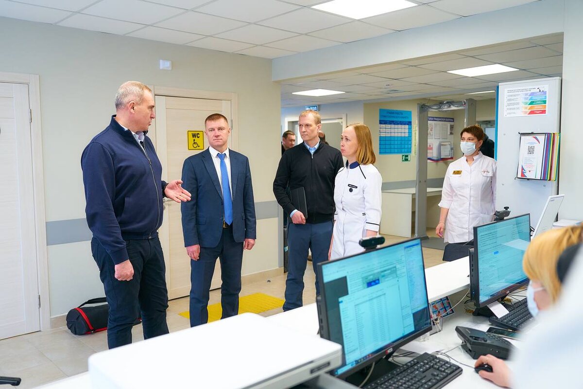 Посещение больницы. Источник: /t.me/kuharuk_ruslan