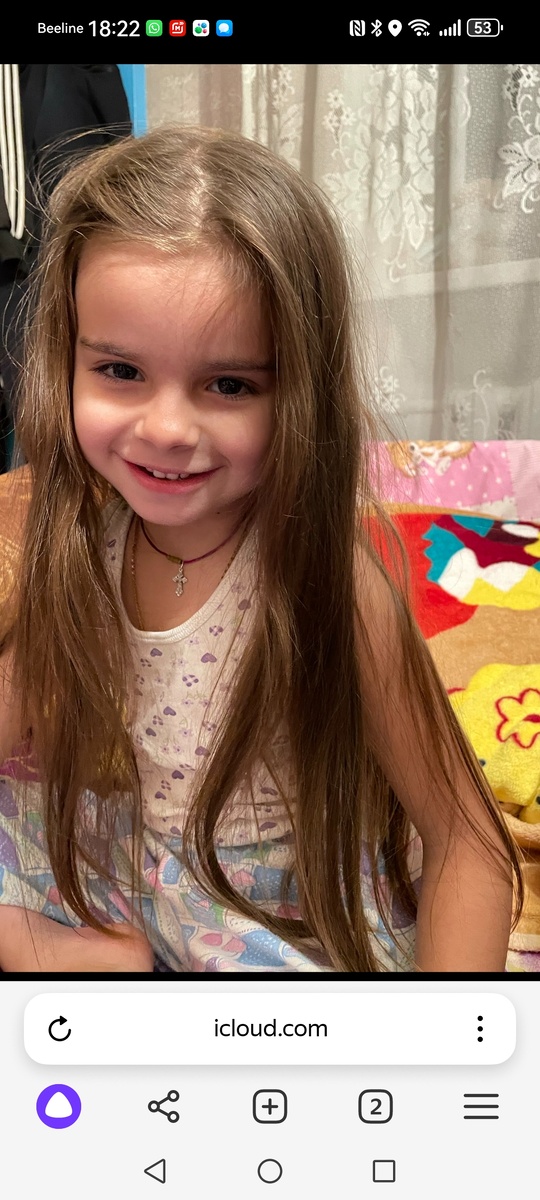 Вероника маленькая, фото из архива Владика