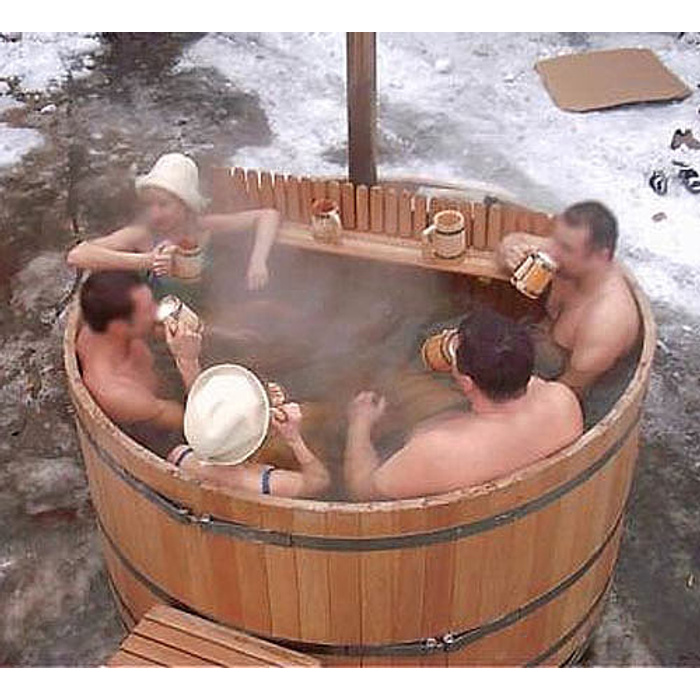 Встроенная печь, находящаяся непосредственно в воде