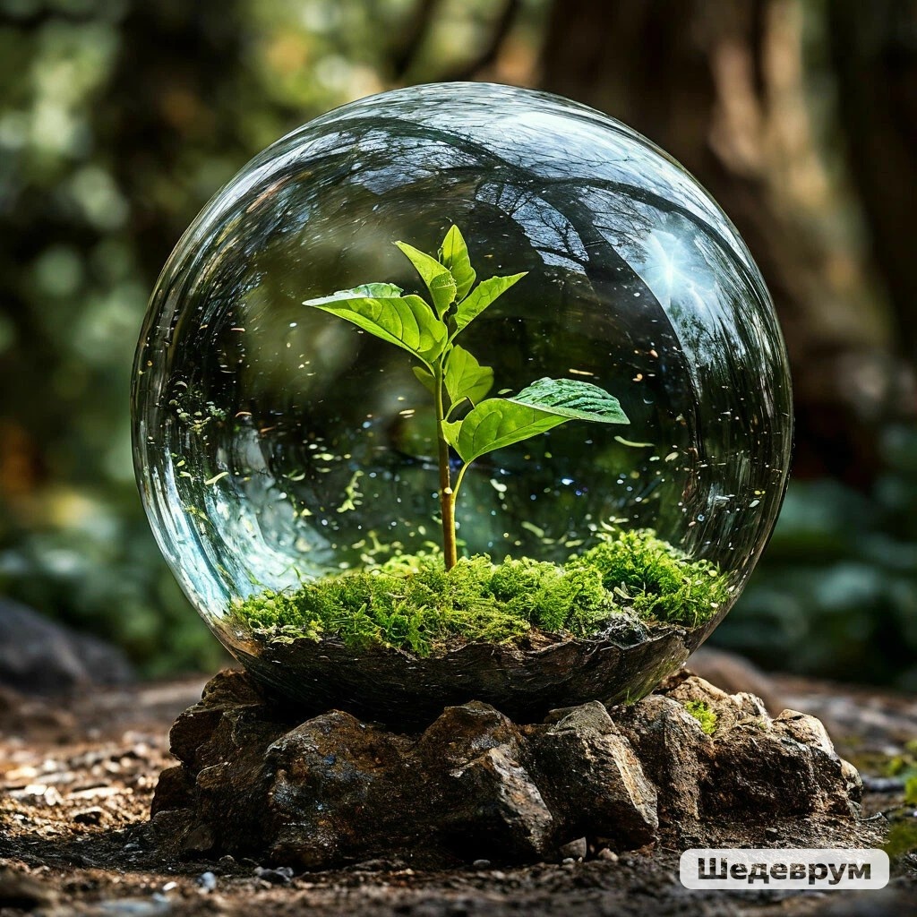 Изображение сгенерировано в нейросети Шедеврум на канале Попутный ветер - росток