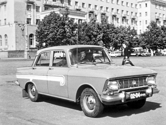    Москвич 412 с водородным ДВС. 1976 год.