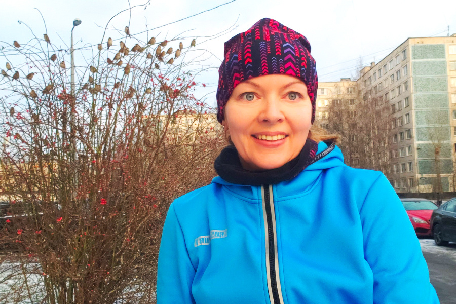 Ваша автор на пробежке. Опять