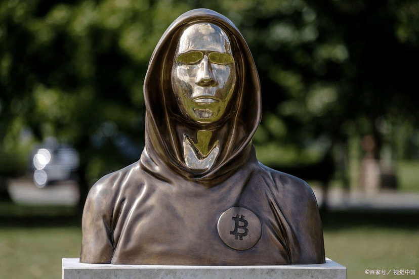 Статуя в честь Сатоши Накамото в швейцарском городе Лугано