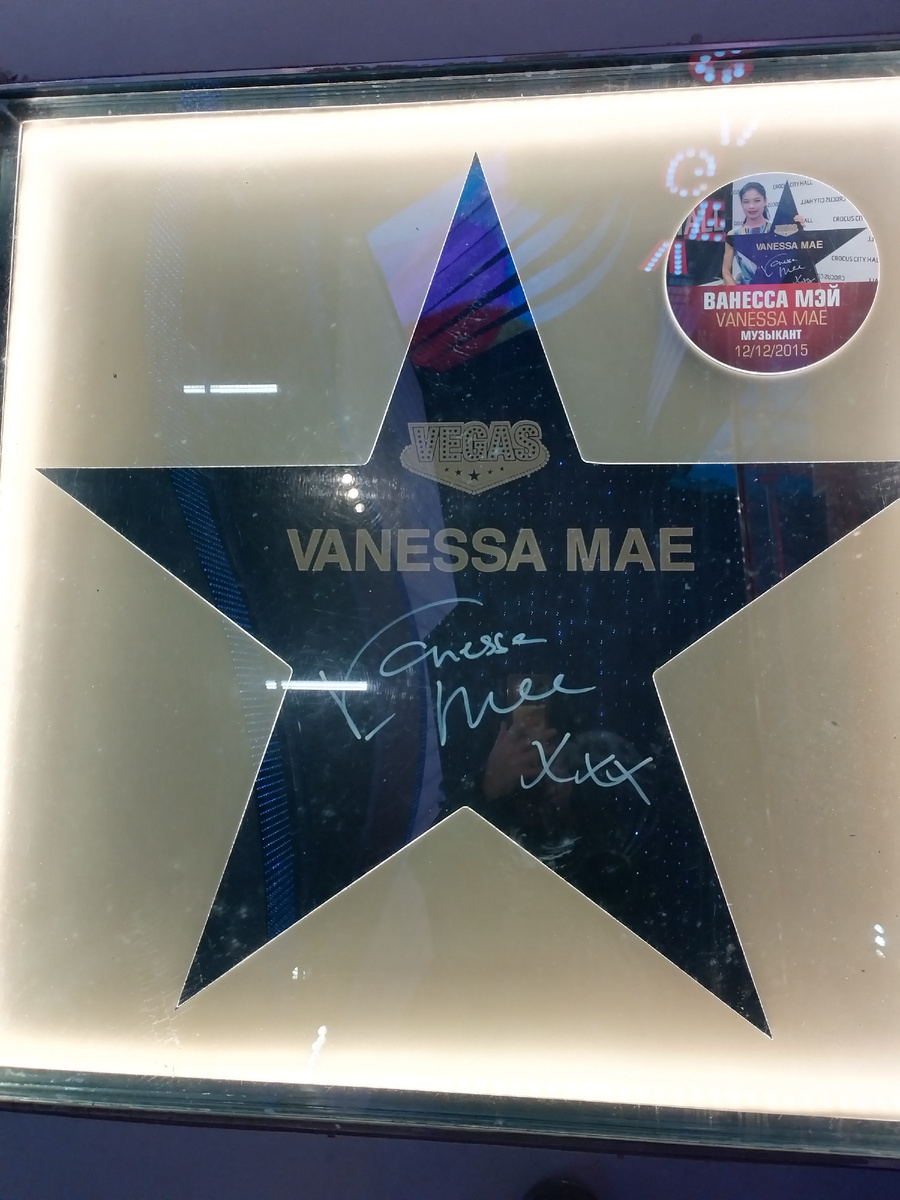 Кстати в Крокусе мы увидели звезду Ванесса Мэй😍