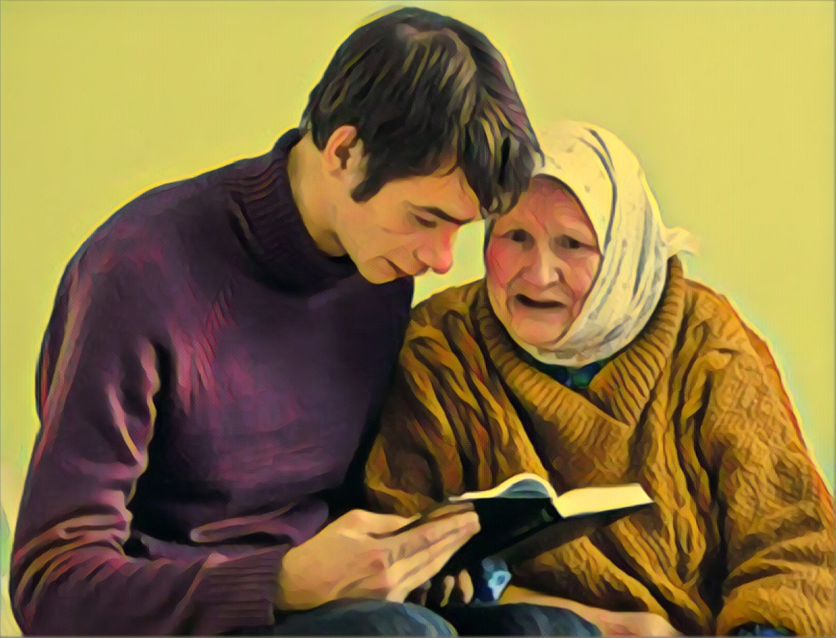 Вячеслав с чужой бабушкой