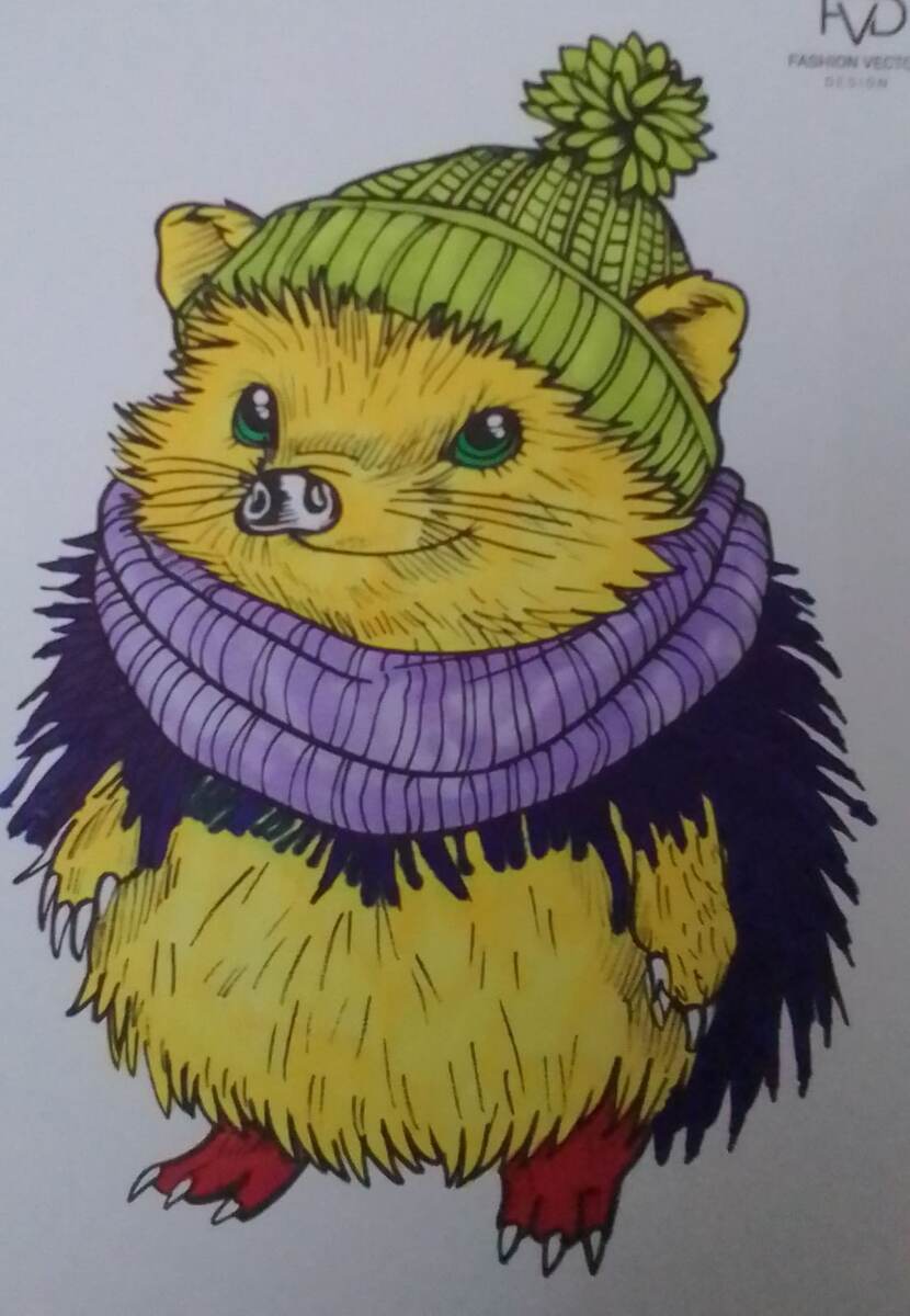 Модный ёжик в стиле соника. Получилось?