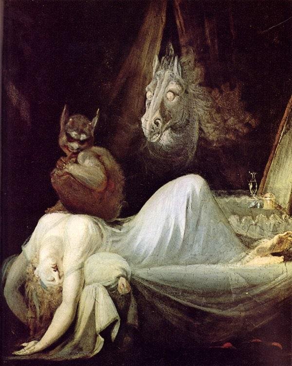 "Ночной кошмар", 1791, Генри Фюссли