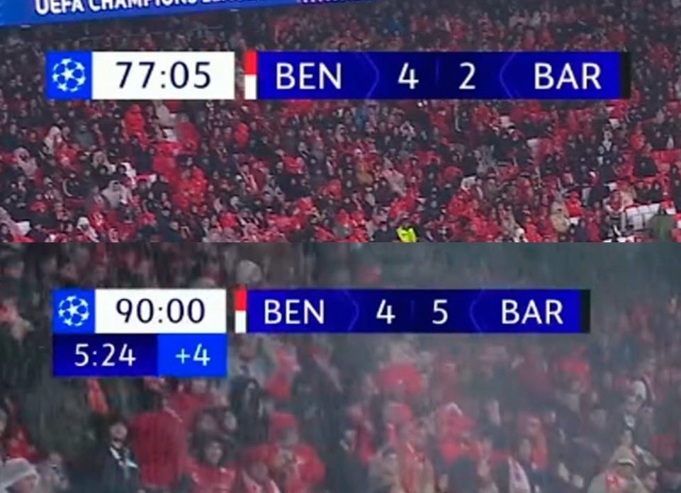 Никто так ещё не ожидала от Барселоны .Барселона просто камбэк сделал. Гол Рафиня просто превосходно!