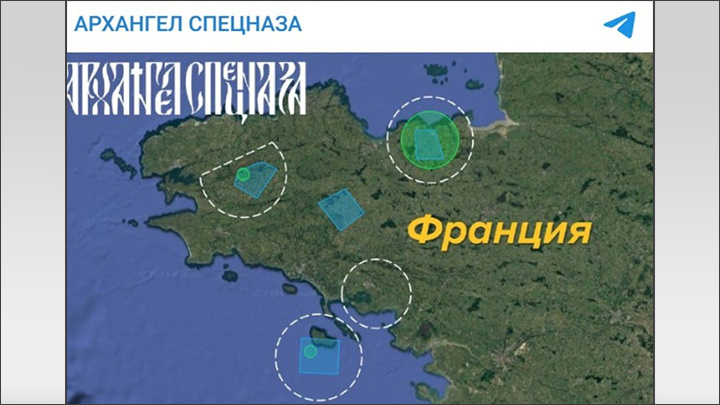   Париж относится к возможности размещения войск максимально серьёзно//Скриншот поста из ТГ-канала "АРХАНГЕЛ СПЕЦНАЗА"