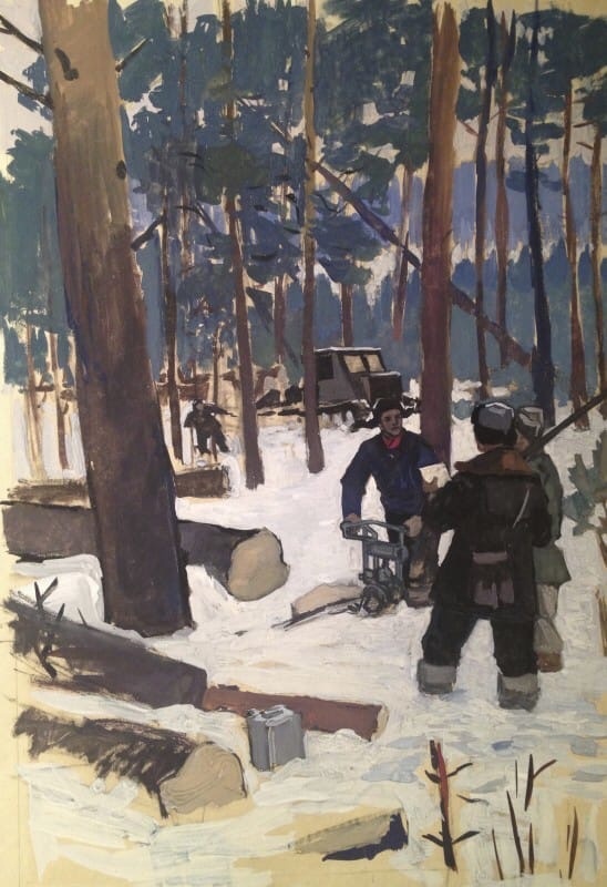 Картина Николая Иосифовича Витинга для иллюстрации