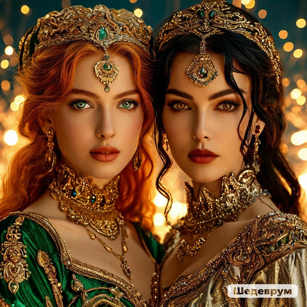 Две сестры. 