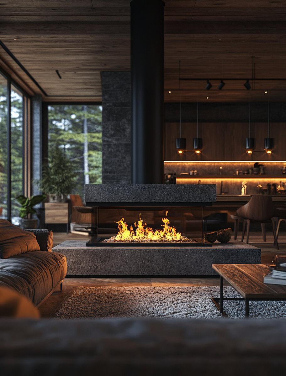    Паровые 3D очаги: создайте уют и безопасность в вашем доме без забот о настоящем огне Kamin