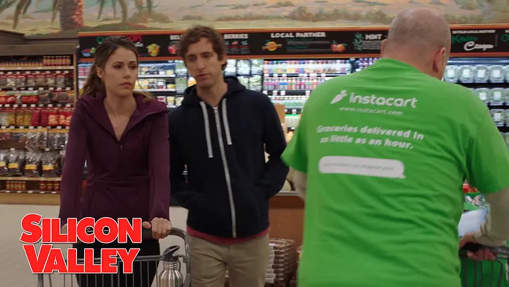 Сцена с сервисом Instacart из сериала Кремниевая Долина
