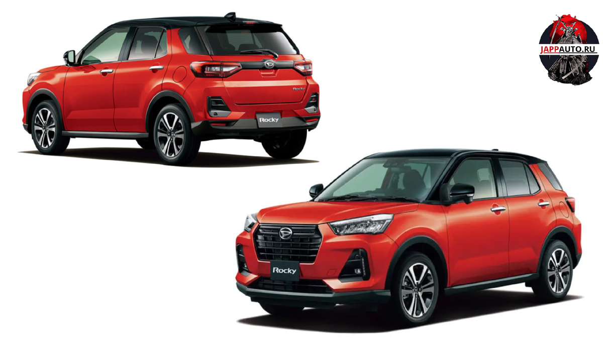 Daihatsu Rocky в красном цвете