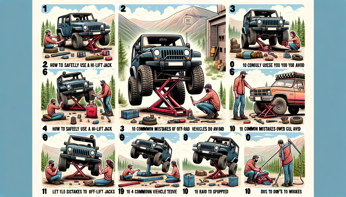 Как безопасно использовать Hi-Lift домкрат: 10 ошибок, которых стоит избегать владельцам внедорожников