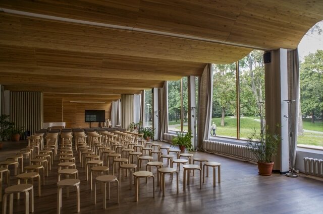    Фрагмент интерьера лекционного зала библиотеки. Фото: Commons.wikimedia.org/ Ninaraas