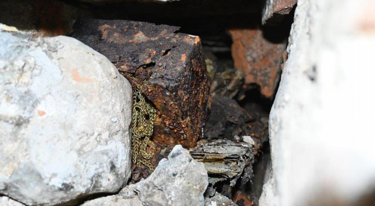 Обраруженный в Вильнюсе клад. Открытый источник