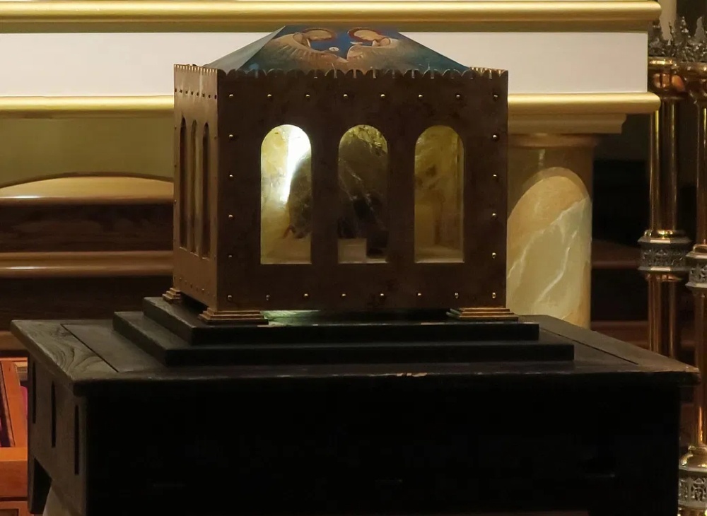    Череп святого Фомы Аквинского. / Фото: Wikimedia Commons