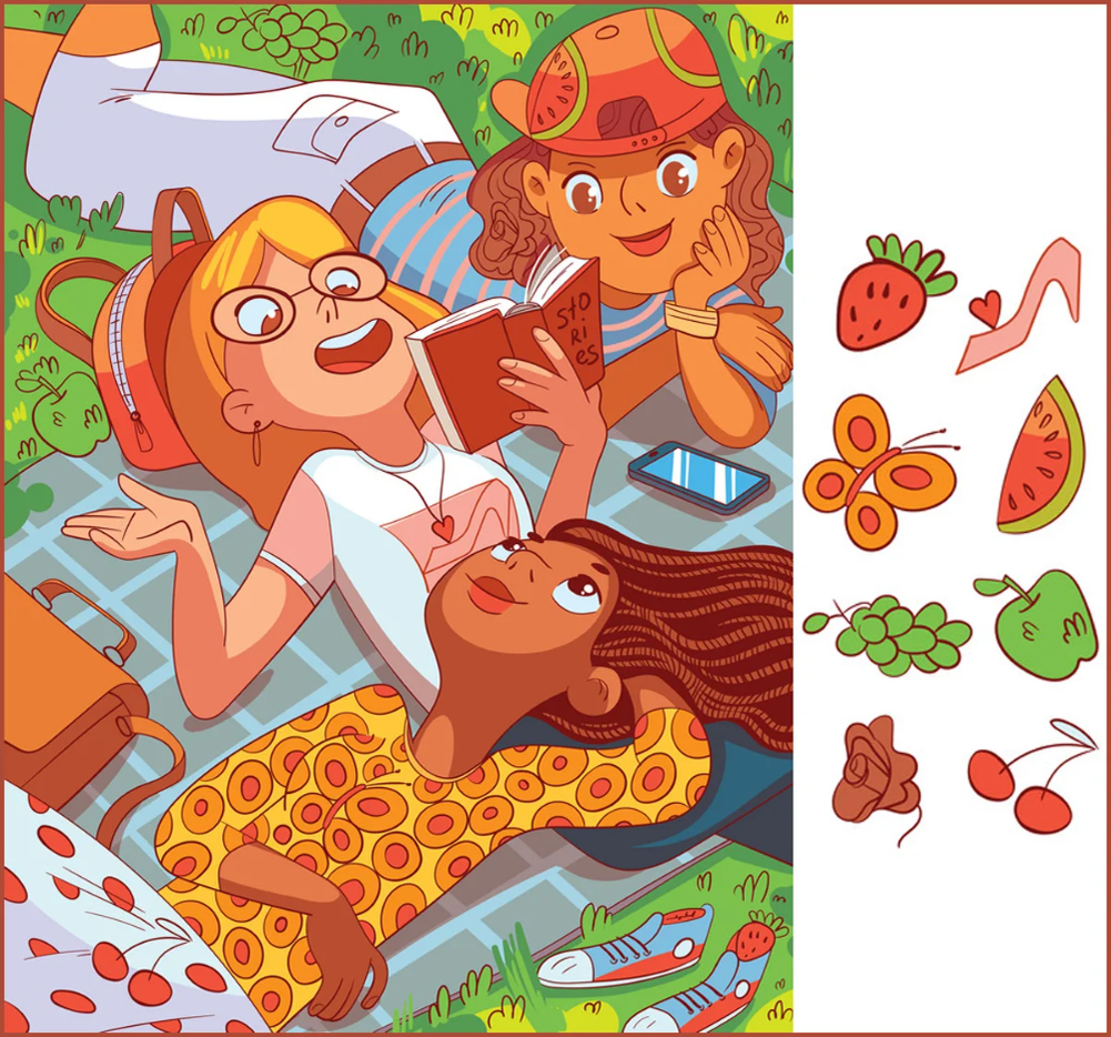 Найди предметы на картинке