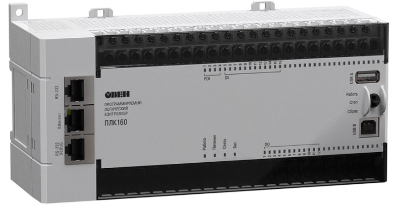 ПЛК160 [М02] - контроллер для средних систем автоматизации с DI/DO/AI/AO