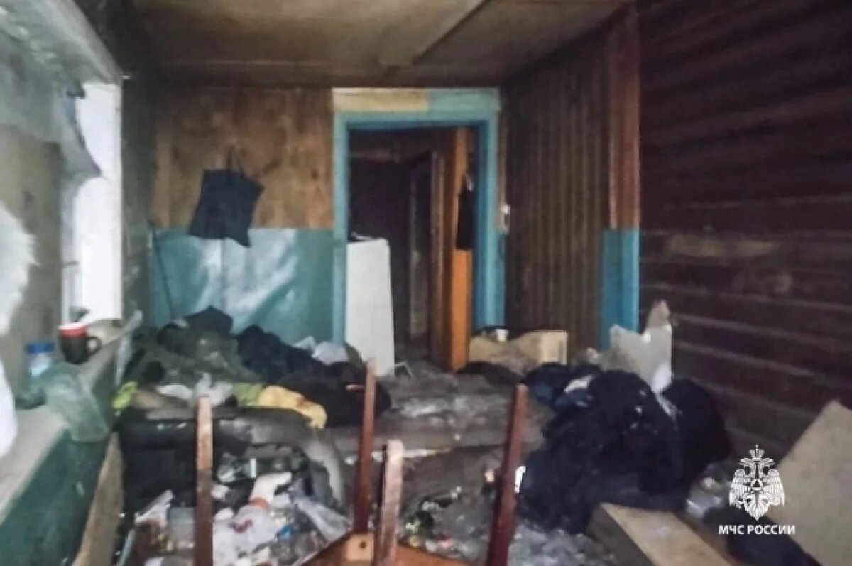    Житель Удмуртии получил ожоги дыхательных путей на пожаре