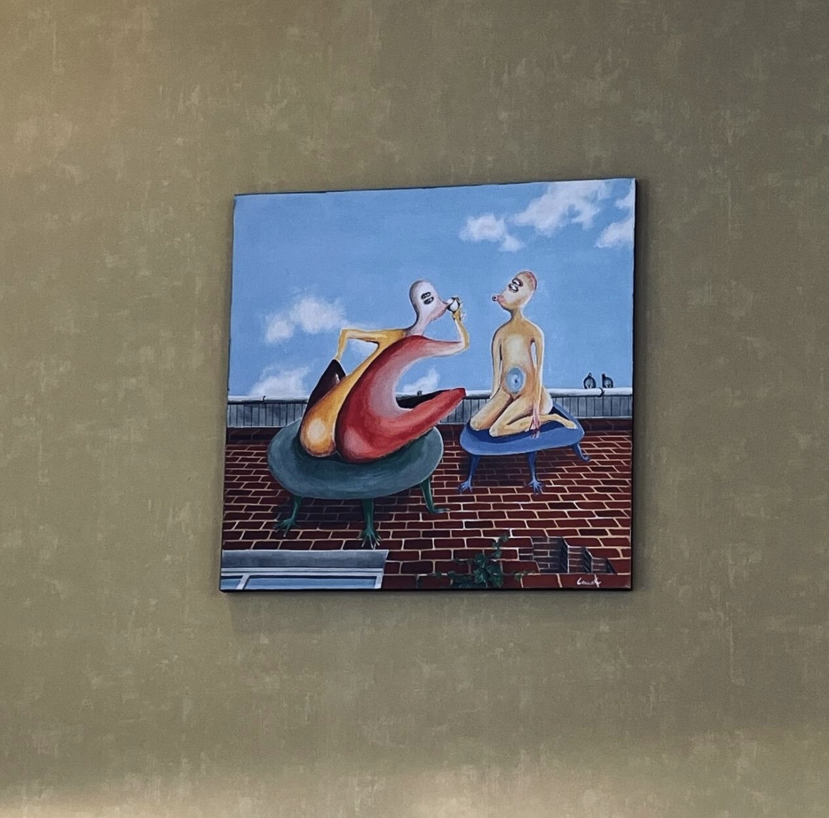 Я назвала эту картину «Желудок». Автор неизвестен. Фото: Евгения Булатова