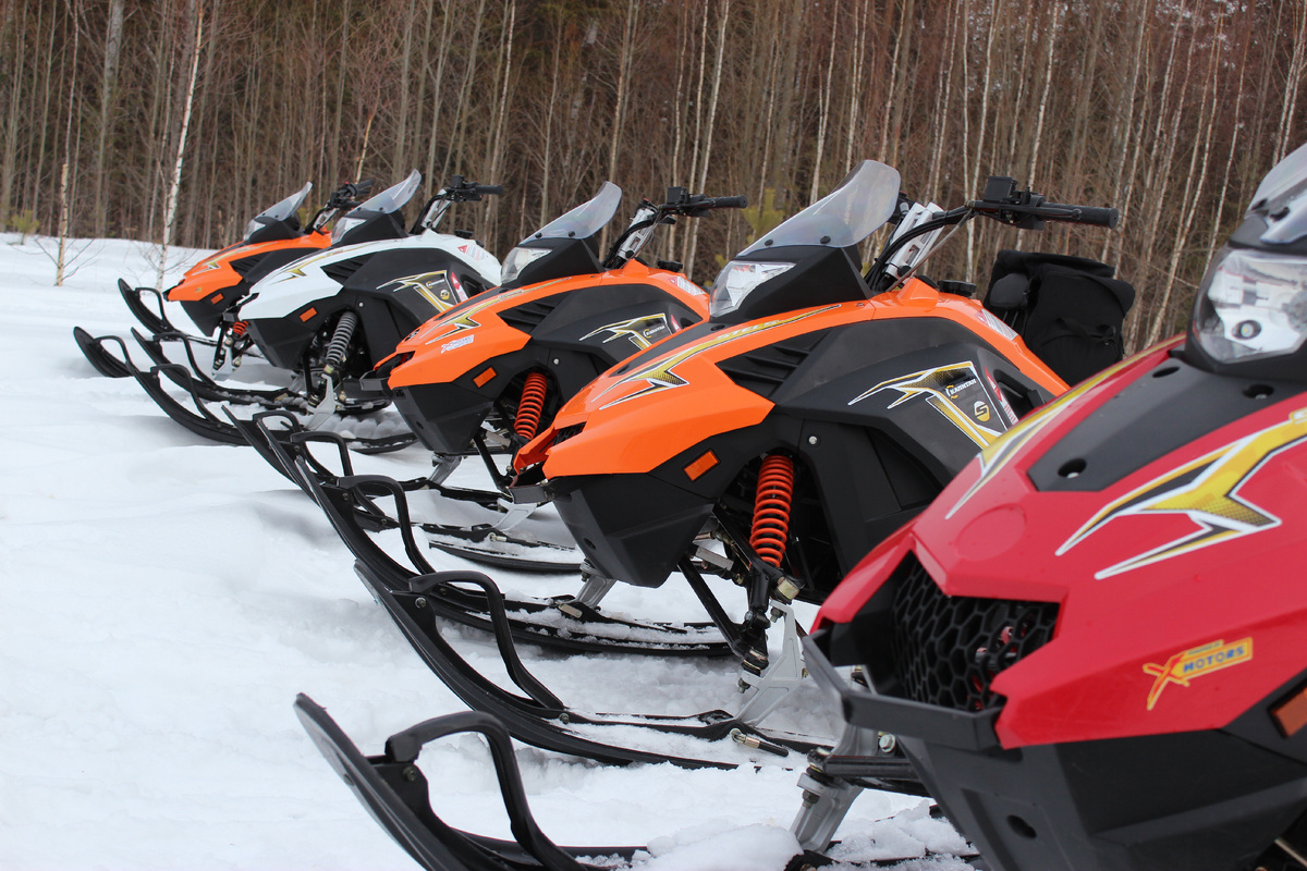 Фото со снегоходами №2