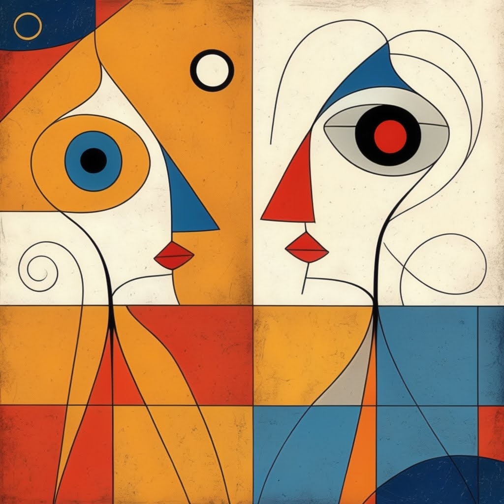 Абстракция "Двоя"