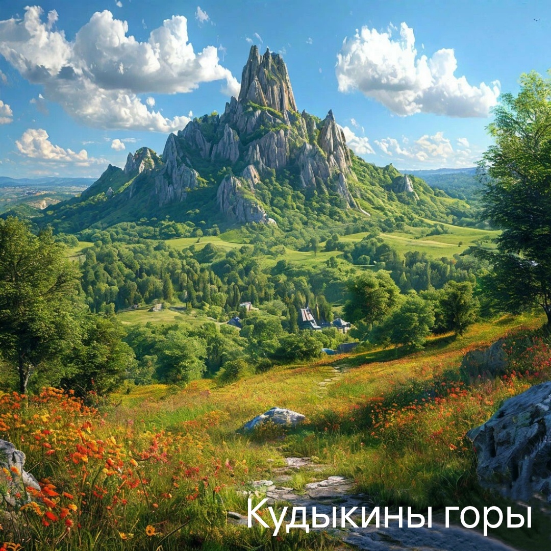 Кудыкины горы место, которое не существует.