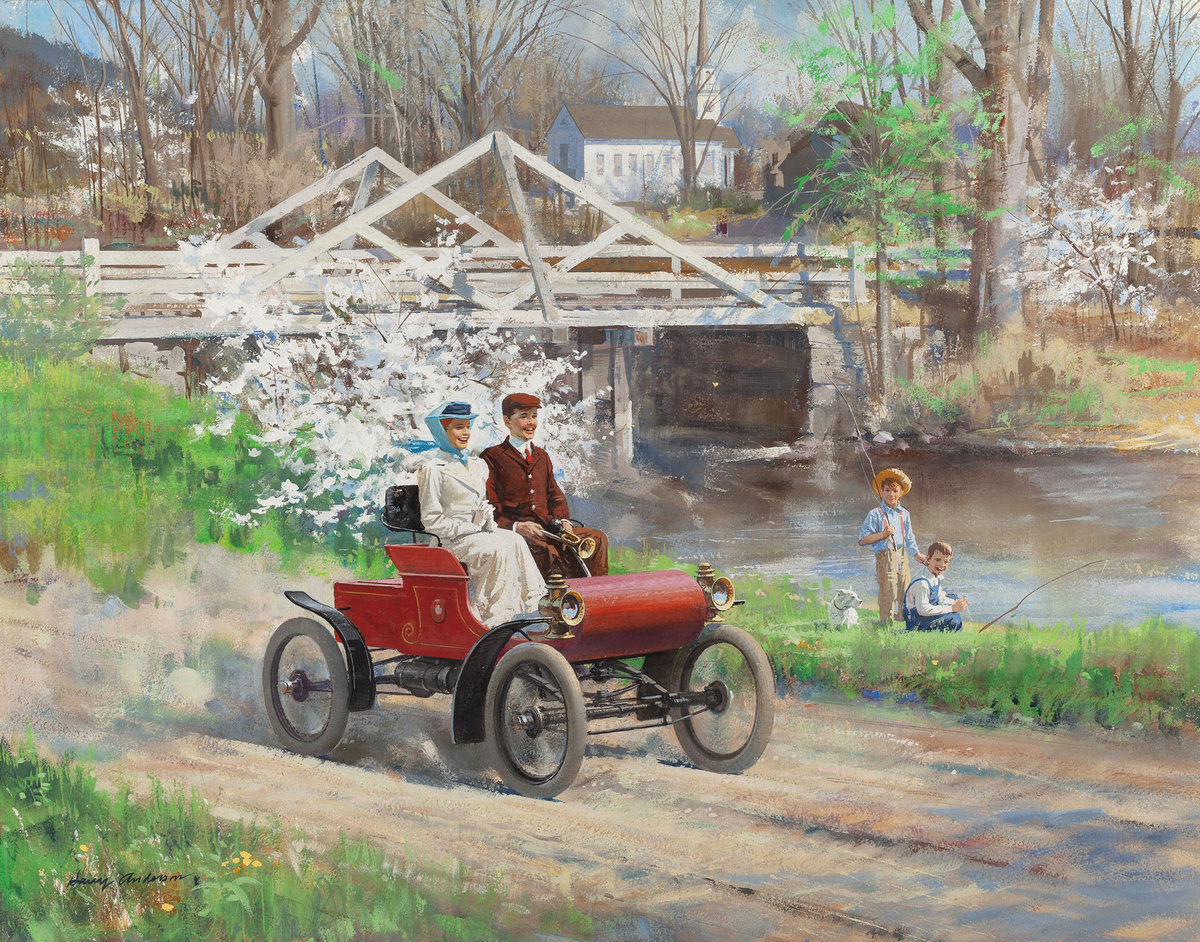 1903 Oldsmobile. "Поехали со мной, Люсиль, в моем красивом Oldsmobile" Гарри Андерсон 