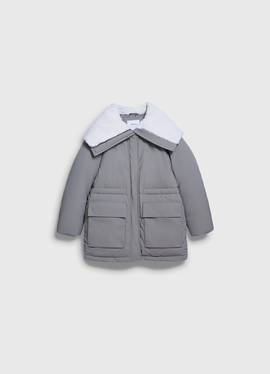 Утеплённая куртка-парка, 3 999 руб. O’STIN