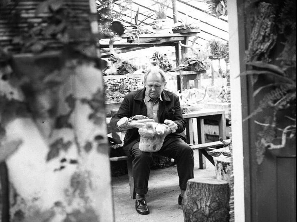 Сергей Ильич Венчагов за работой